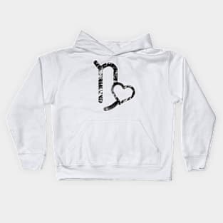 Heart Capricorn Kids Hoodie